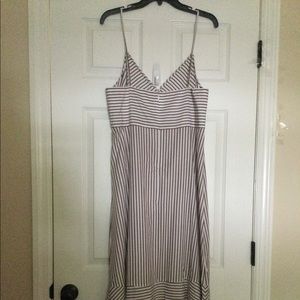 Club Monaco, 100% Tencell Striped Dress, Size 12